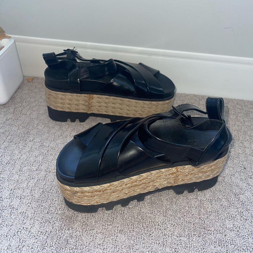 Simone Rocha Vinyl Platform Sandals - Picture 5 of 6